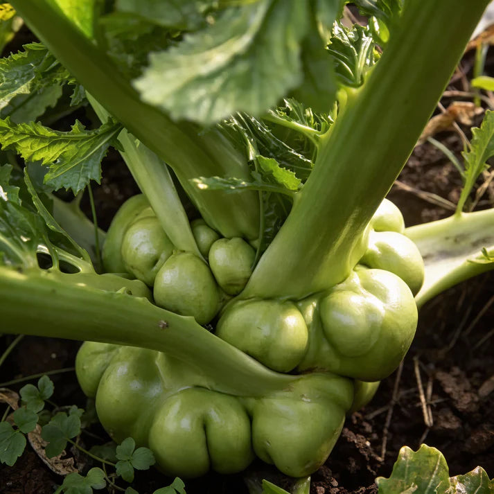 Mustard Tsa Tsai Round Seeds for Home Garden