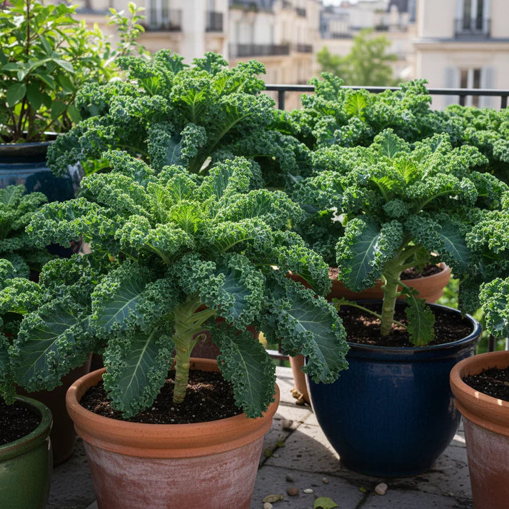 Dwarf Blue Curled Kale Seeds for Planting