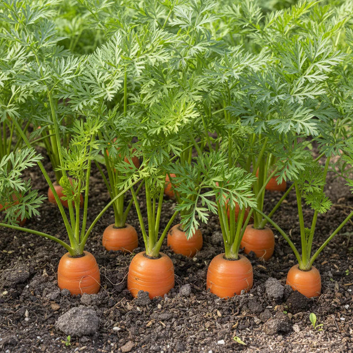 Red Cored Chantenay Carrot Seeds - Heirloom Sweet Crisp Carrot Seeds for Home Garden