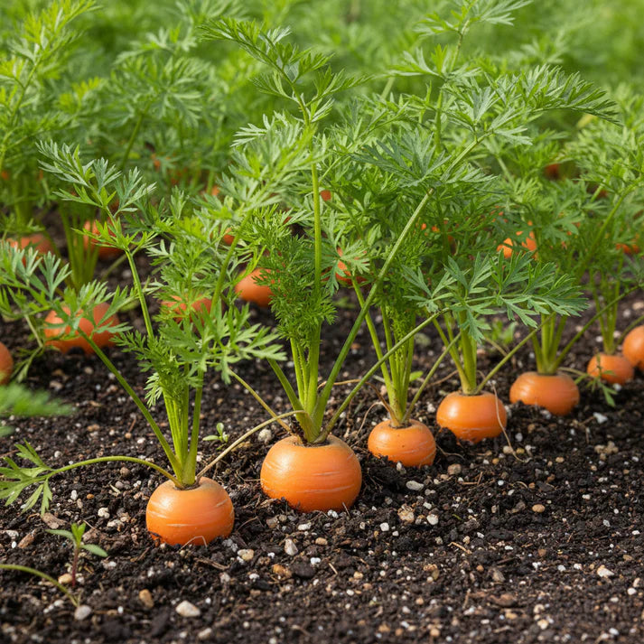 Thumbelina Carrot Seeds Heirloom Mini Carrot Variety
