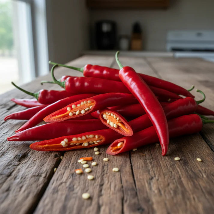 Chilli Bido Tacana Red Seeds – Chilli Pepper Seeds for Home Garden