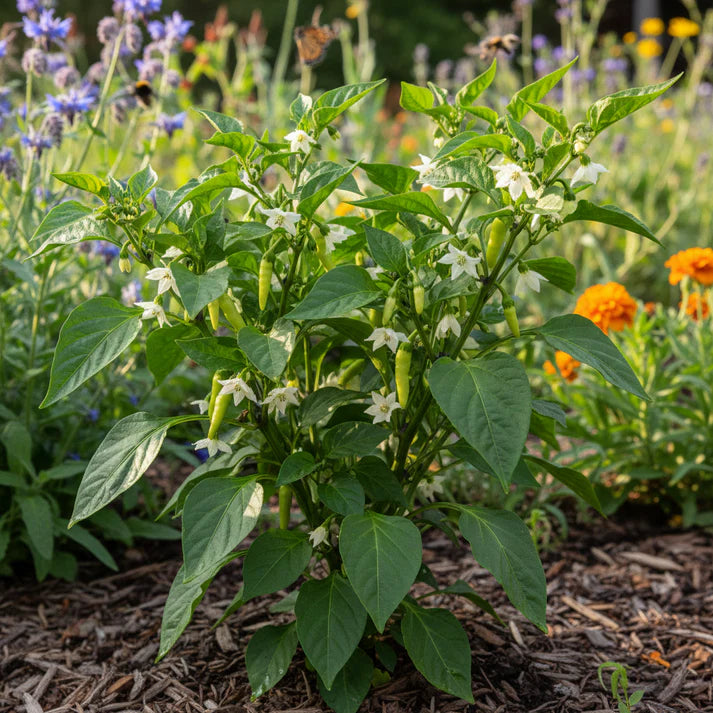 Sweet Banana Pepper Vegetable Seeds for Home Gardening