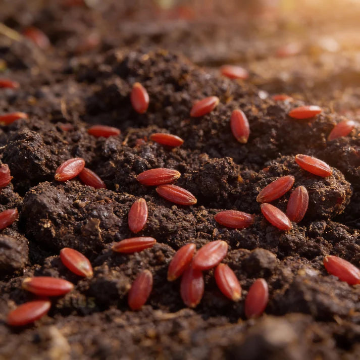 Carrot Atomic Red Seeds - Red Carrot Seeds for Home Garden Planting