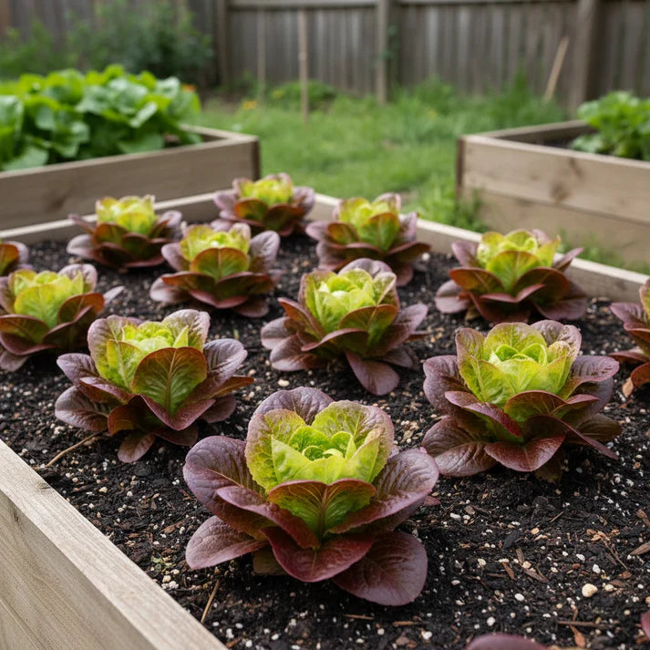 Butterhead Red Lettuce Seeds for Home Garden