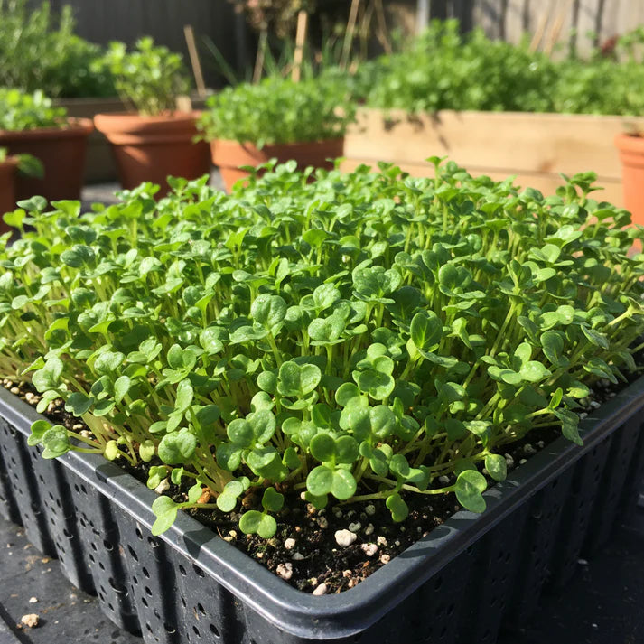 Wrinkled Crinkled Cress Seeds for Home Gardening