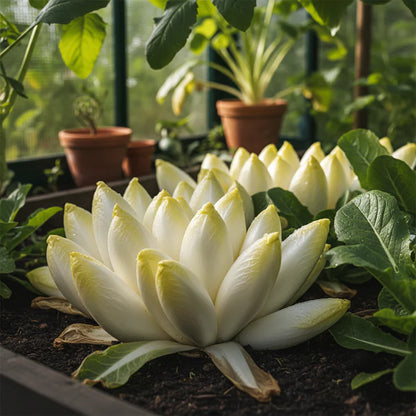 White Endive Vegetable Seeds for Home Gardens