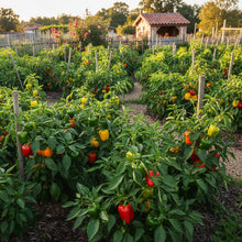 Sweet Pepper Rainbow Bell Blend Seeds – Sweet Pepper Seeds for Home Garden