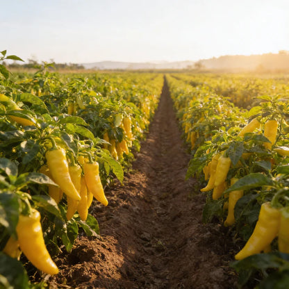 Chilli Hungarian Yellow Wax Hot Seeds for Home Garden