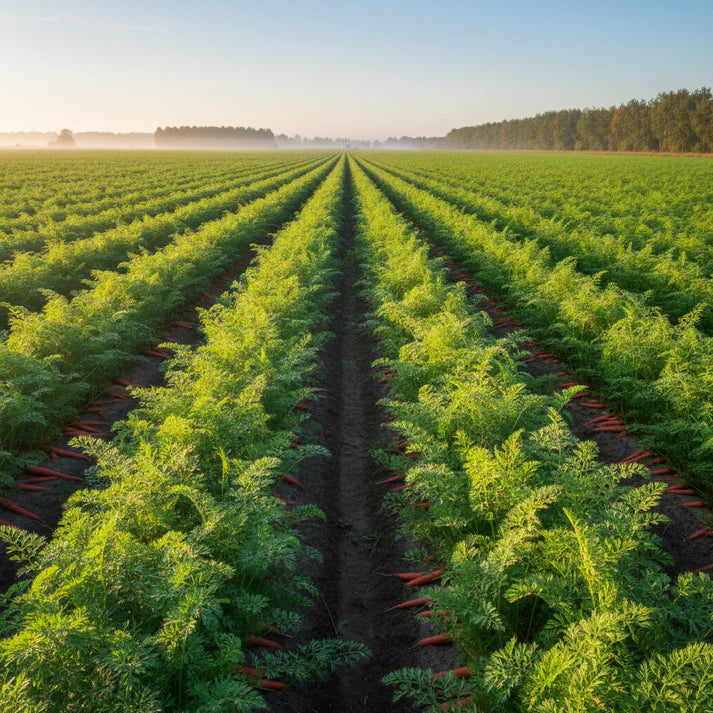 Carrot Ruby Queen F1 Seeds for Home Garden Planting