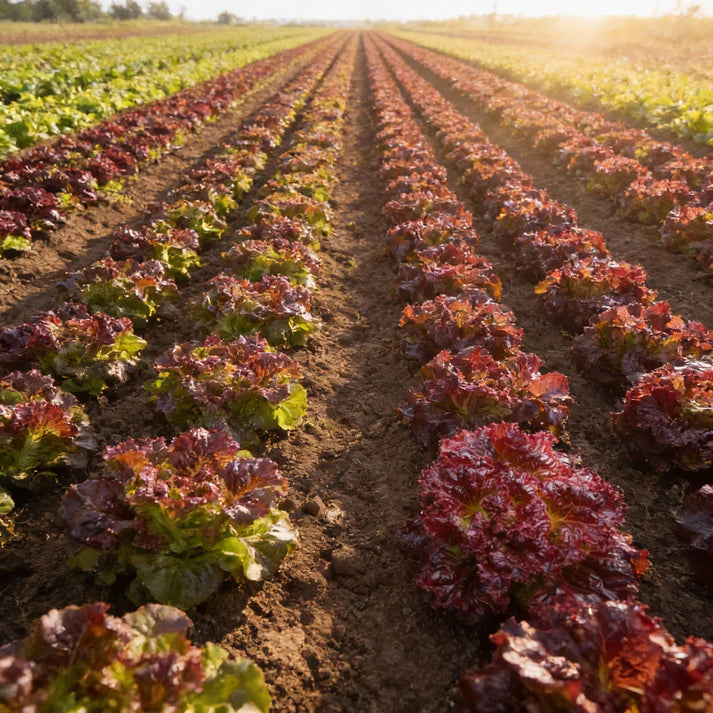 Red Velvet Lettuce Seeds for Home Gardens
