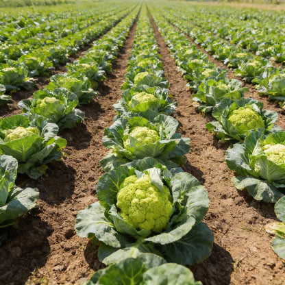 Green Cauliflower Seeds for Home Garden