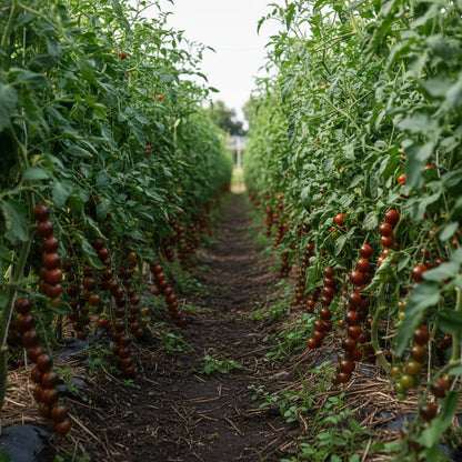 Black Cherry Tomato Seeds – Heirloom Cherry Tomato Seeds for Home Garden