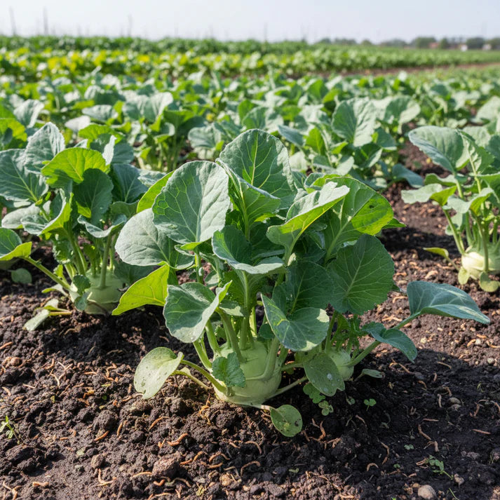 Green Kohlrabi Heirloom Vegetable Seeds