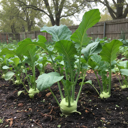 Knol Khol White Desi Vegetable Seeds for Planting
