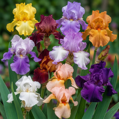 Heirloom Iris Seeds – Multi-Variety Colorful Perennial Flower Seeds