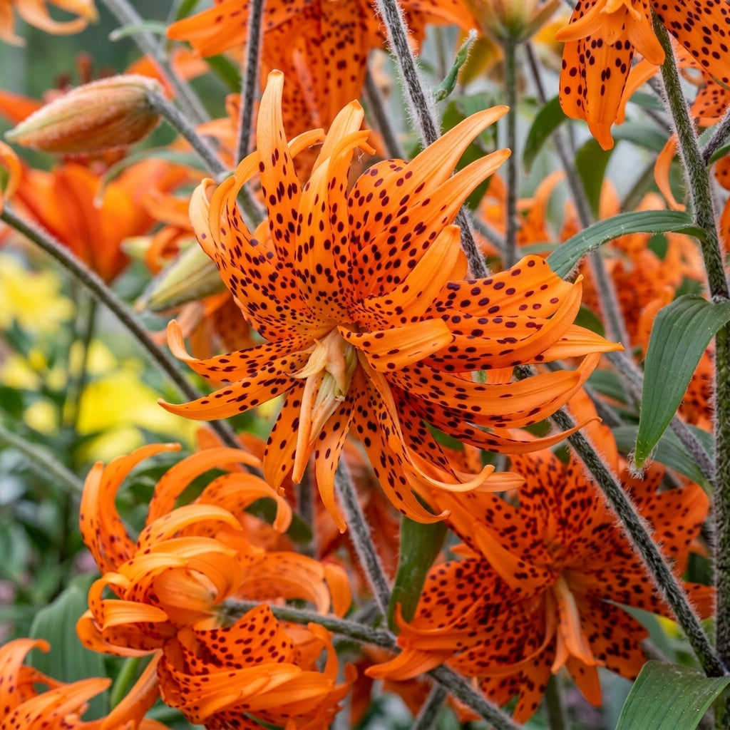 Western Hybrid Lily Seeds – Tiger Leopard Lemon Alpine Mixed Color Lilium Seeds