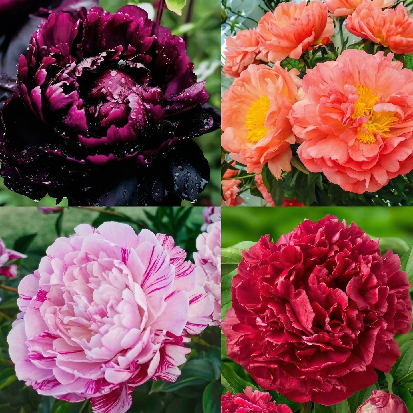 Exotic Double Peony Seeds – Heirloom Peony Seeds with Ruffled Blooms
