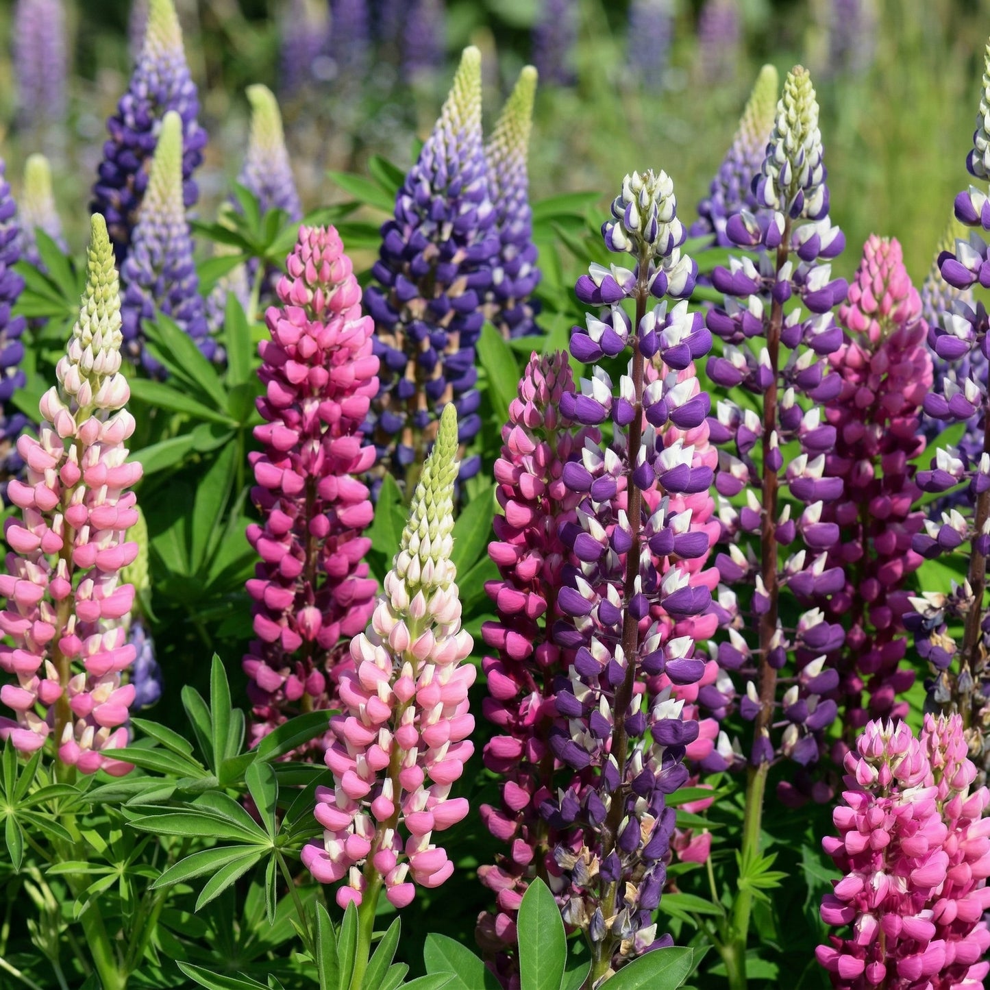 Russell Lupin Mixed Seeds Lupinus polyphyllus – Perennial Mixed Color Pollinator Garden Flower Seeds