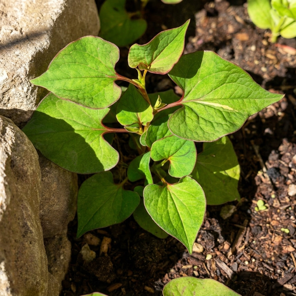 Houttuynia cordata Live Plant – Fish Mint Heart Leaf Evergreen Garden Plant for Indoor & Outdoor Growing