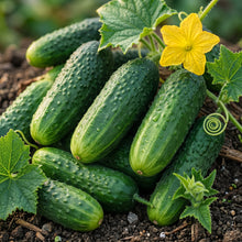 Organic Marketmore Cucumber Seeds – Heirloom Non-GMO Slicing Cucumber (Cucumis sativus)