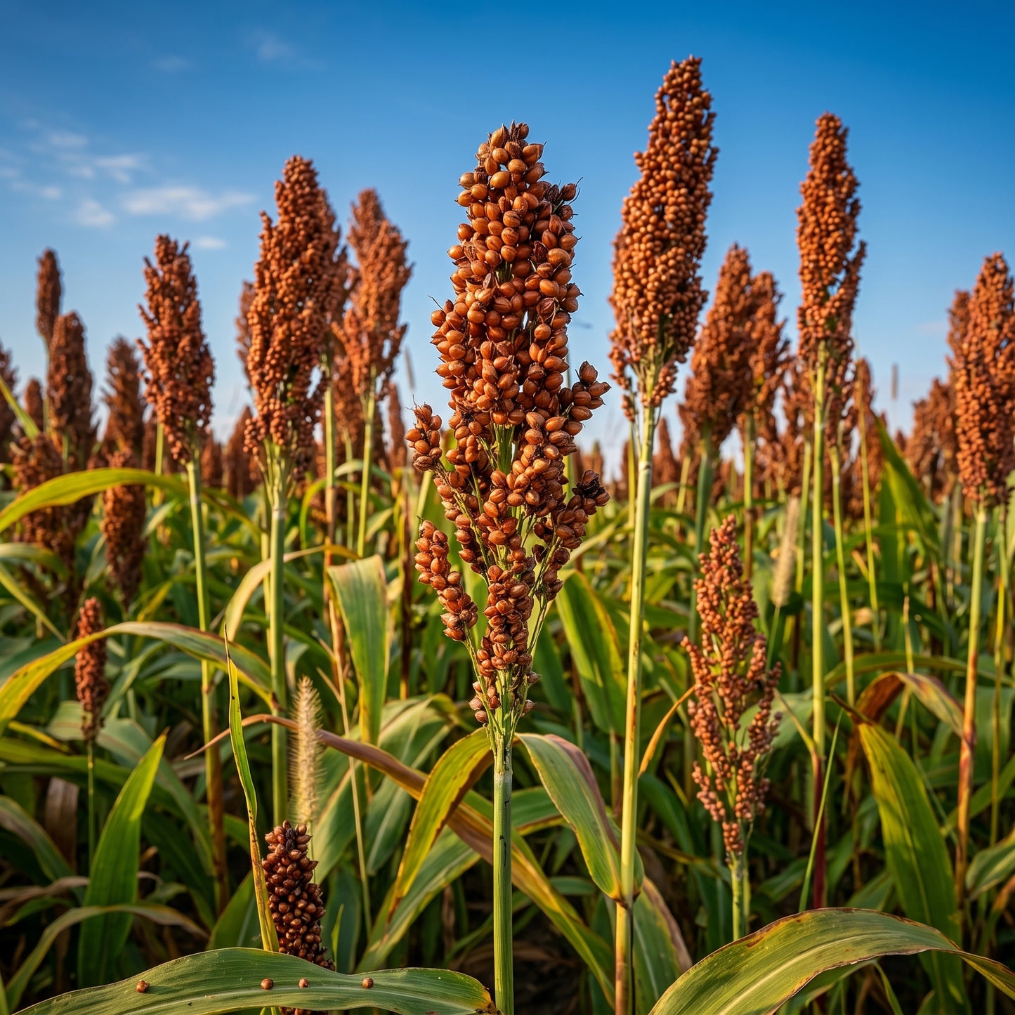 Jowar Sorghum Seeds Open Pollinated Sorghum bicolor Grain Seeds