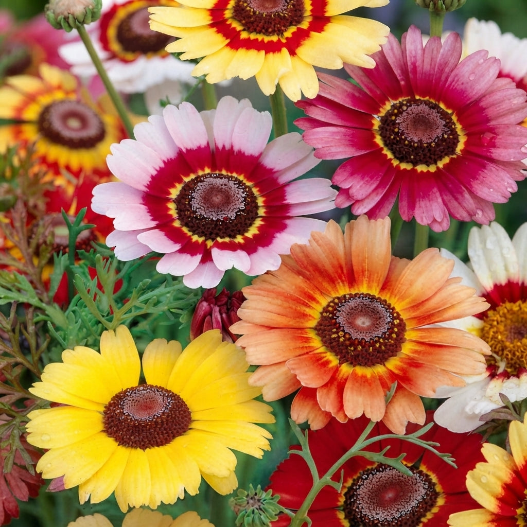 Rainbow Chrysanthemum Flower Seeds for Planting