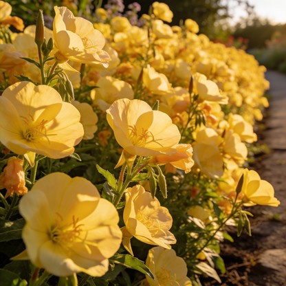 Evening Primrose Wildflower Seeds for Pollinator Garden Borders