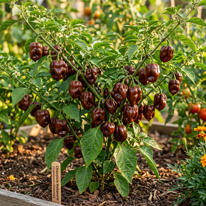 Habanero Chocolate Pepper Seeds – Pepper Seeds for Home Garden