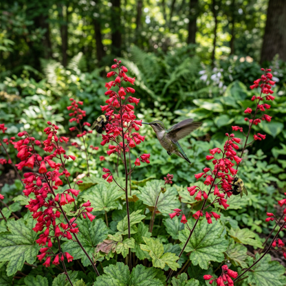 Red Coral Bells Heuchera Flower Seeds for Shade Gardens