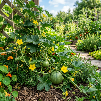 Orange Honeydew Melon Seeds for Garden Planting