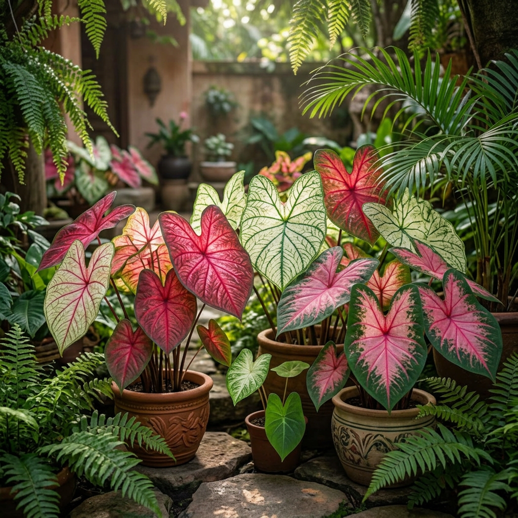 Mix Caladium Seeds for Indoor Outdoor Garden Decor