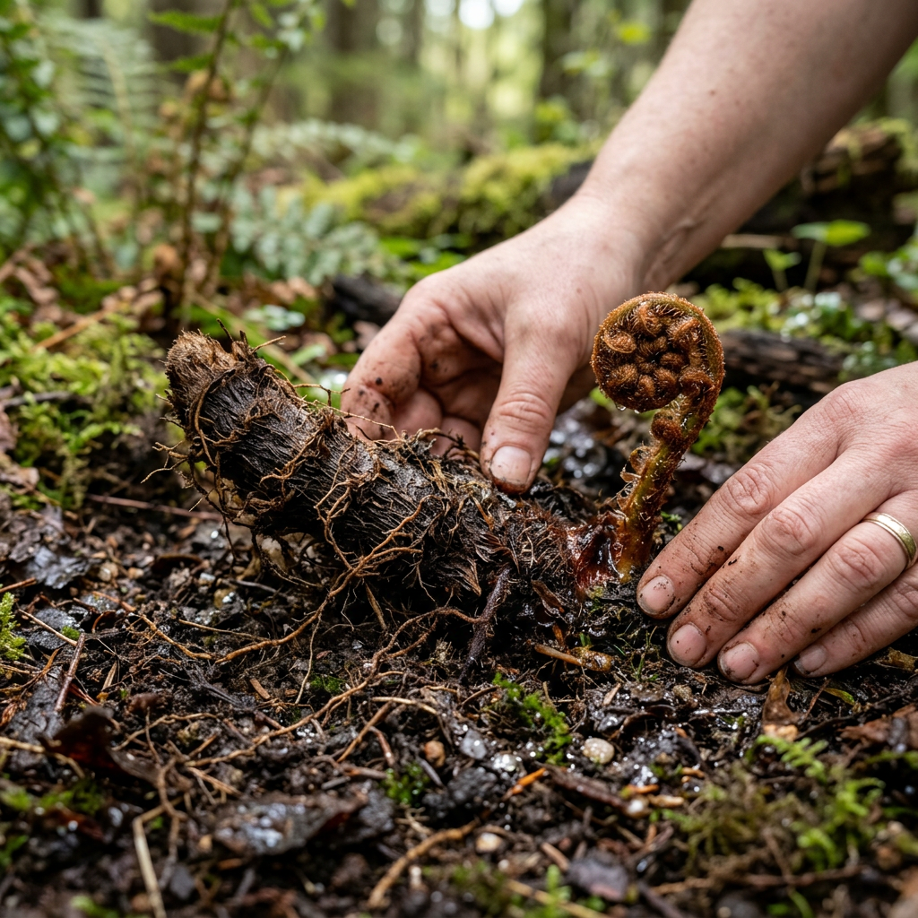 Cinnamon Fern Rhizomes for Indoor & Outdoor Gardens