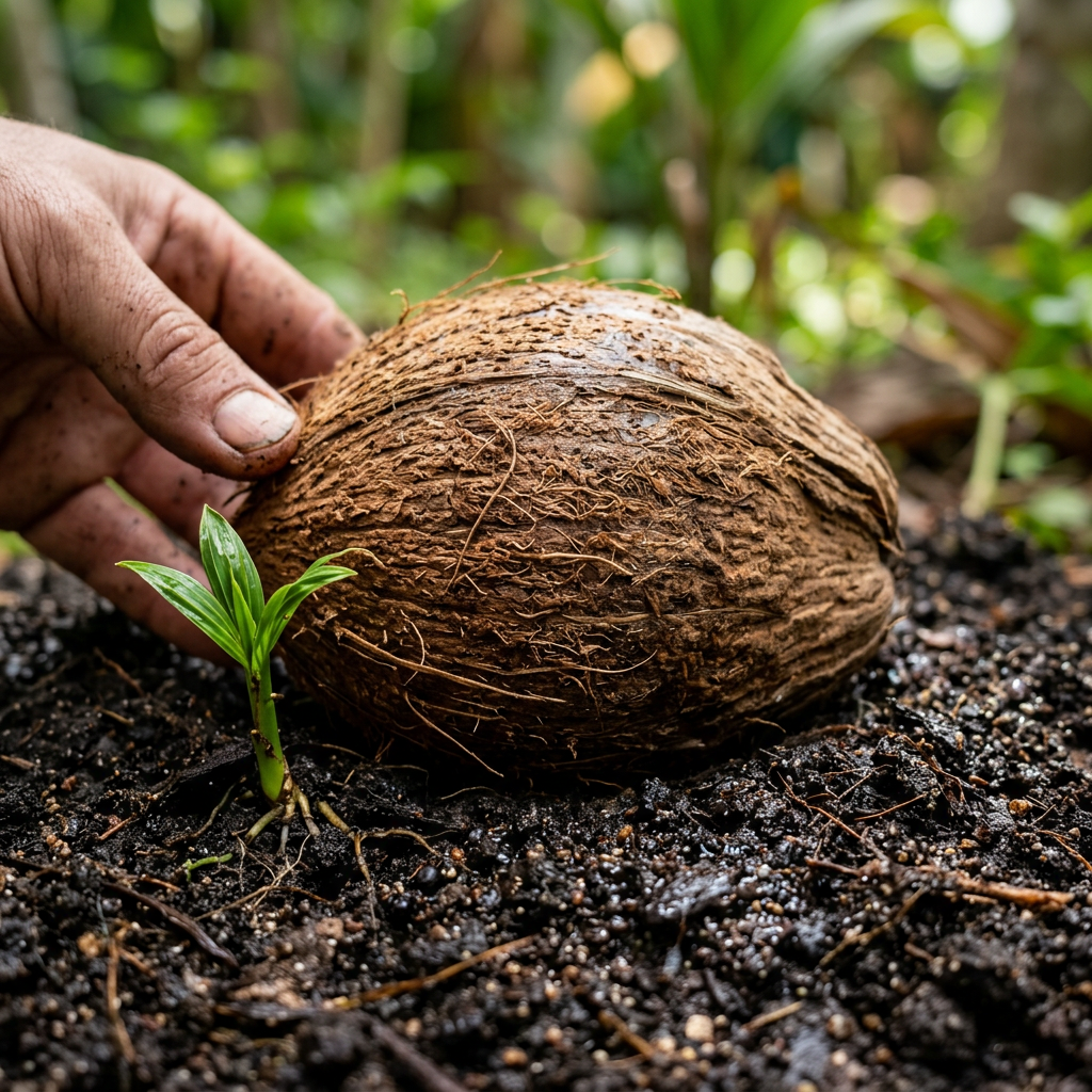 Coconut Tree Seeds for Home Garden Planting
