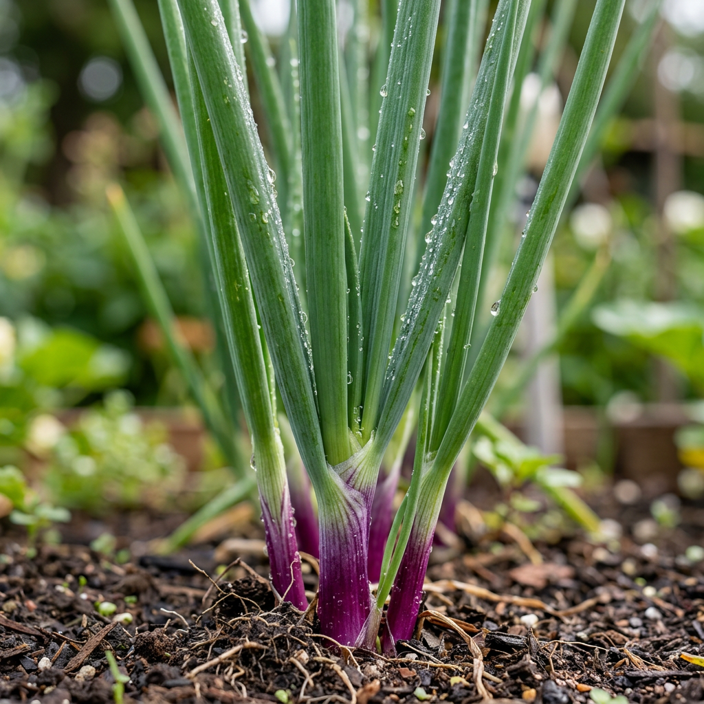 Deep Purple Scallion Onion Seeds for Garden Planting