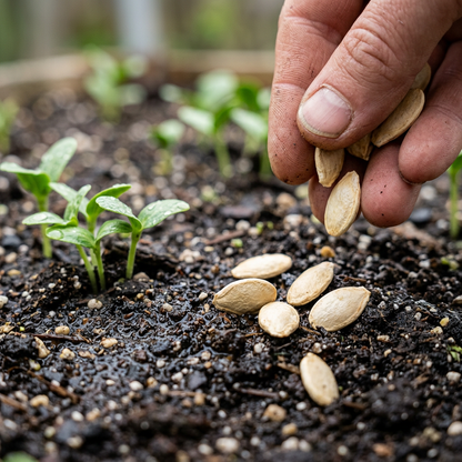 Giant Round Wax Gourd Seeds for Garden Planting