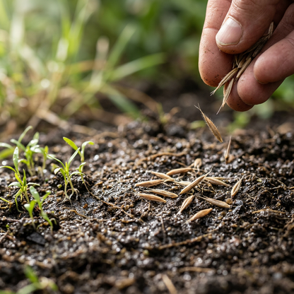 Goat Grass Seeds for Outdoor Landscape & Ground Coverage