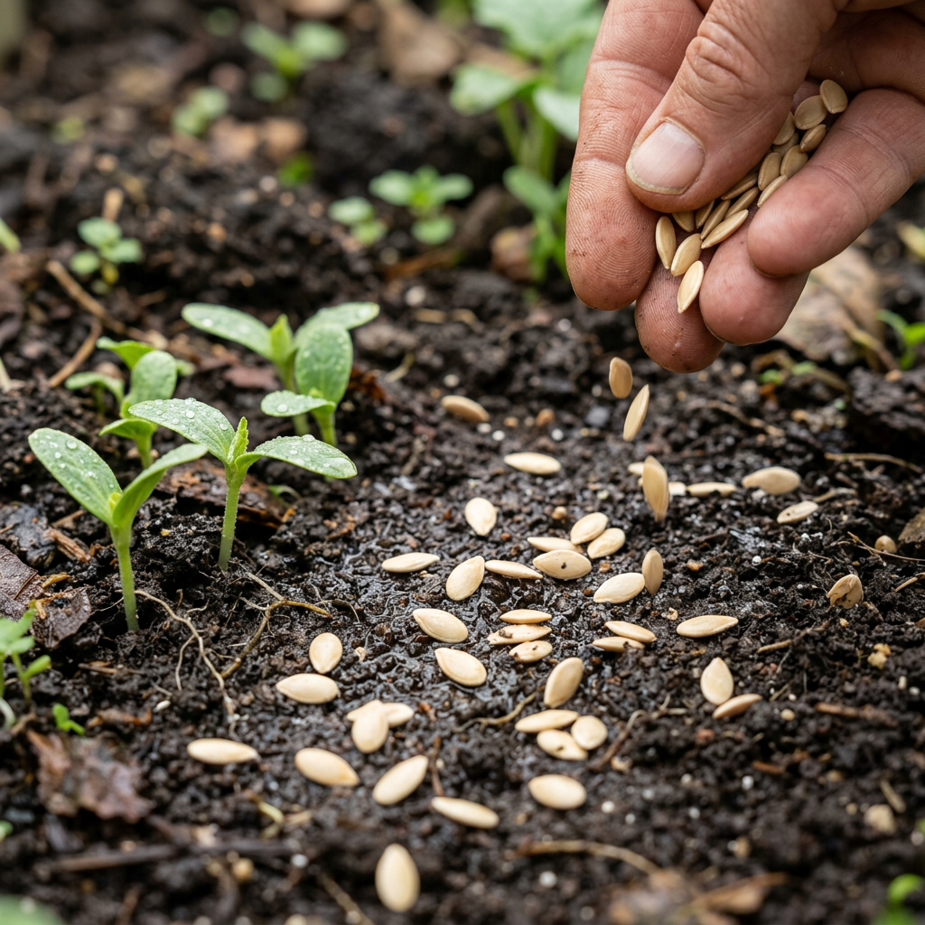 Orange Honeydew Melon Seeds for Garden Planting