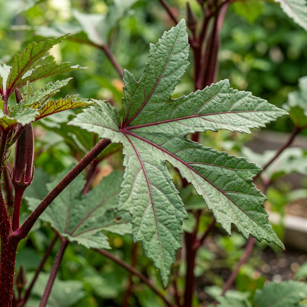Red Burgundy Okra Seeds – Okra Seeds for Home Garden