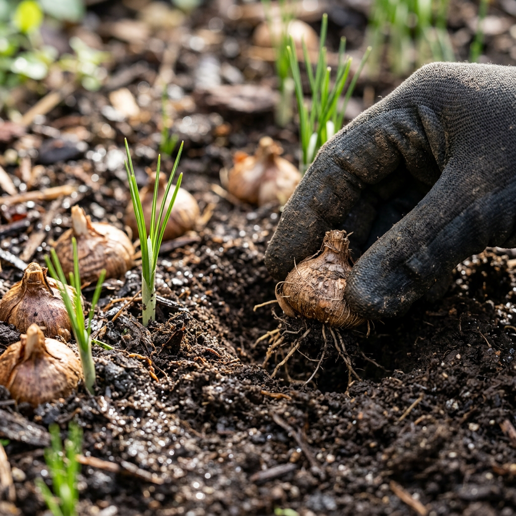 Saffron Crocus Corms for Decorative Garden Planting