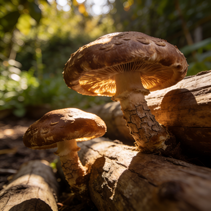Shiitake Mushroom Spores for Home Garden Growing Projects