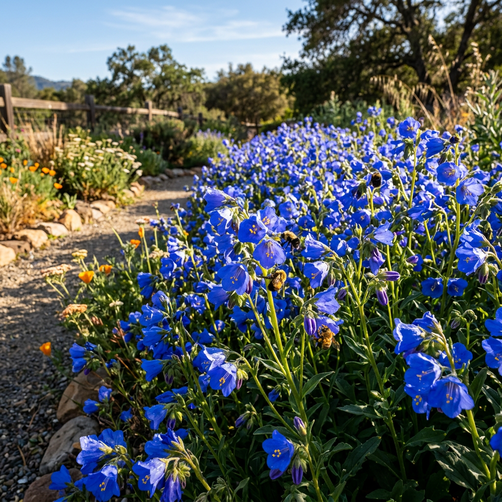 California Bluebell Seeds for Pollinator Garden Borders