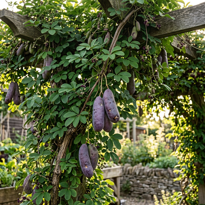 Chocolate Vine Fruit Seeds for Garden Growing