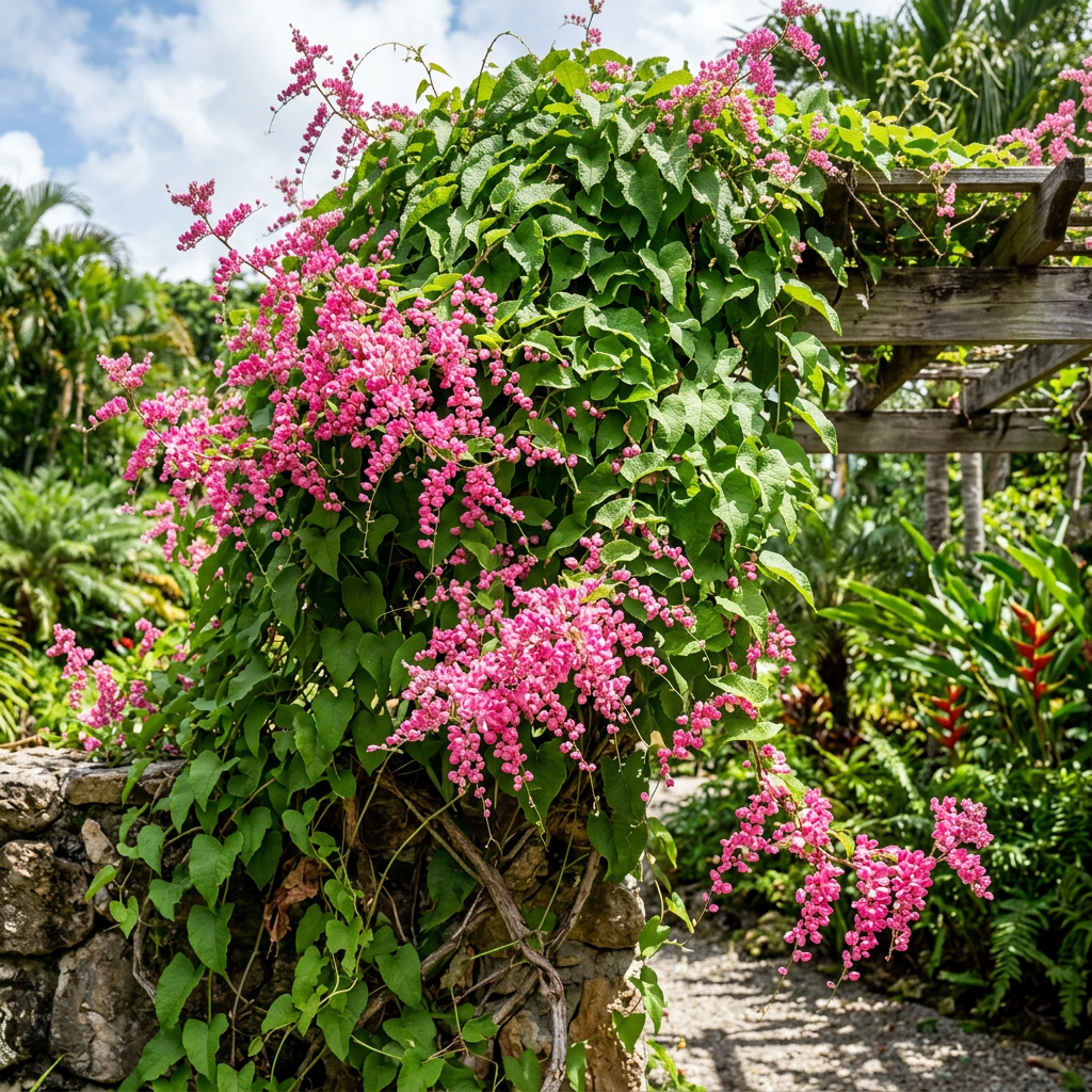 Coral Vine Seeds for Outdoor Trellis Gardens