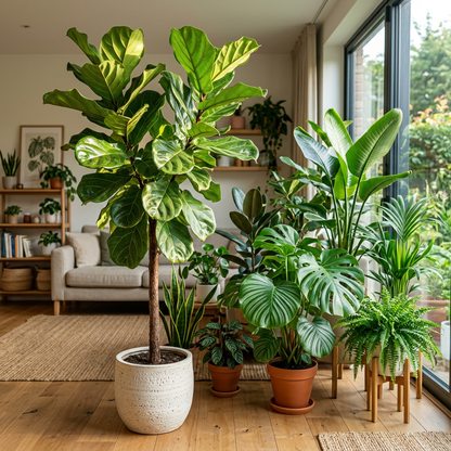 Fiddle Leaf Fig Plant for Indoor Home Decor