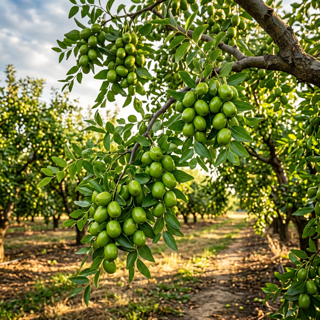 Green Jujube Tree Seeds for Outdoor Garden Growing