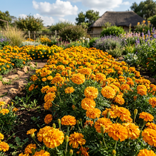 South African Marigold Seeds for Outdoor Flower Gardens