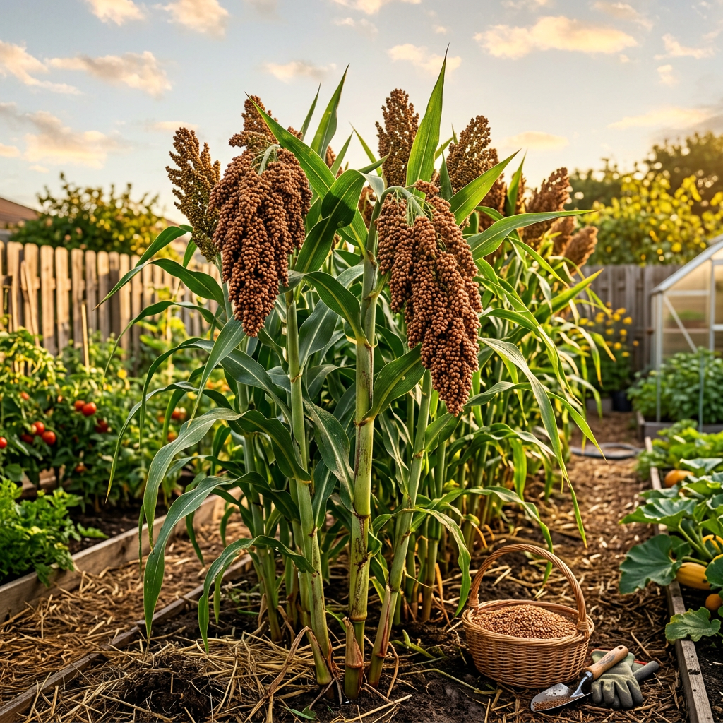 Sweet Cane Sorghum Seeds for Home Garden Growing