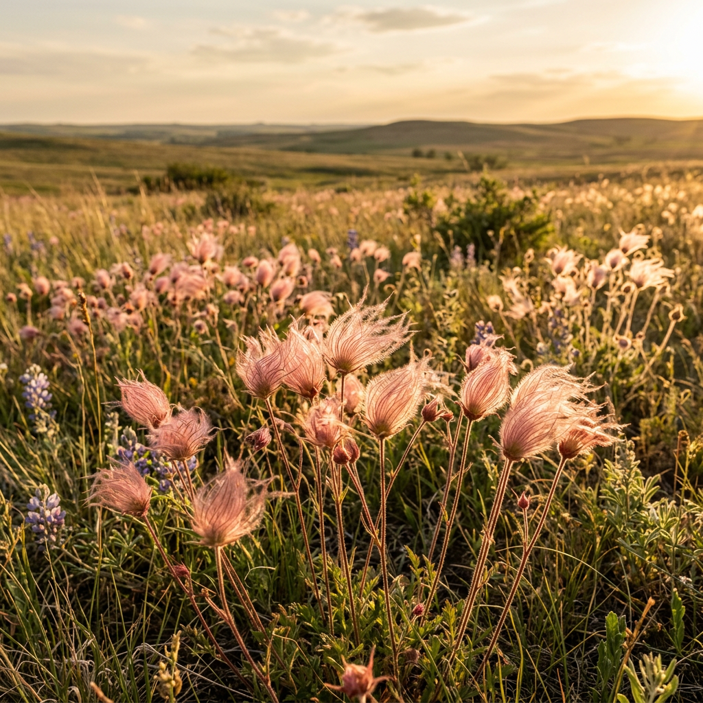 Prairie Smoke Flower Seeds for Rock & Border Gardens
