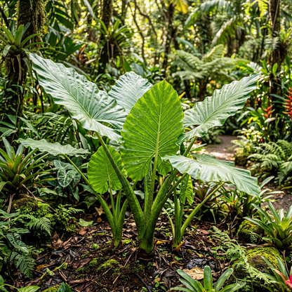 Giant Elephant Ear Taro Bulbs for Tropical Garden Decor