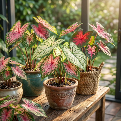 Mix Caladium Seeds for Indoor Outdoor Garden Decor